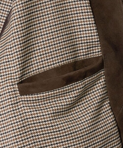 Schott(ショット)の「【別注】<Schott>スエード チェック ブルゾン(その他アウター・メンズ・ダークブラウン・M/L/XL)」の11枚目の写真