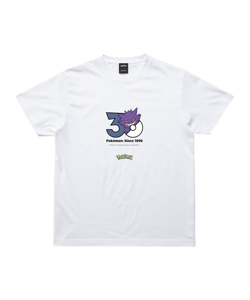 ZOZOSPOT(ゾゾスポット)の「Pokemon 30th Anniversary 1025 T-shirt 「ゲンガー」(Tシャツ/カットソー・レディース・ホワイト・SMALL/MEDIUM/LARGE/X-LARGE/XX-LARGE/XXX-LARGE/100cm/110cm/120cm/130cm/140cm/150cm/160cm)」の1枚目の写真