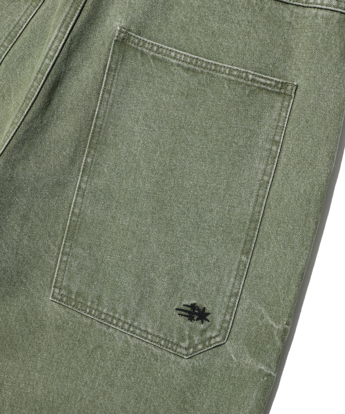 NICE GHOST CLUB(ナイスゴーストクラブ)の「BIG POCKET BALLOON DENIM PANTS カーキ(NG2GFUD110A)(デニムパンツ・レディース・カーキ・SMALL/MEDIUM/LARGE)」の6枚目の写真