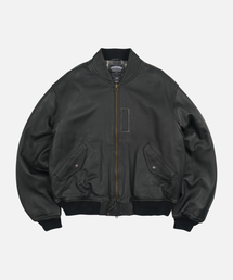 FRIZMWORKS（フリズムワークス）の「LAMBSKIN FLIGHT JACKET _ BLACK（ライダースジャケット）」