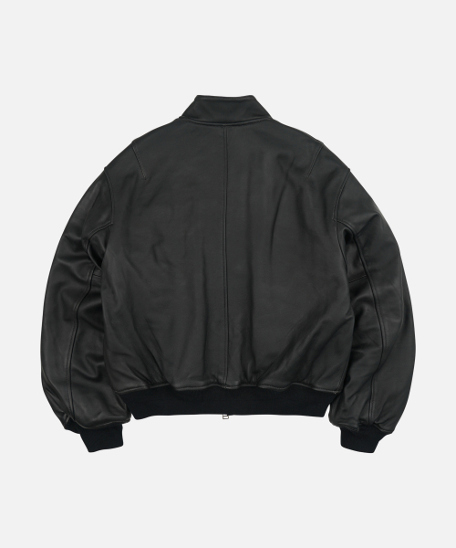 FRIZMWORKS(フリズムワークス)の「LAMBSKIN FLIGHT JACKET _ BLACK(ライダースジャケット・メンズ・その他・SMALL/MEDIUM/LARGE/X-LARGE)」の3枚目の写真