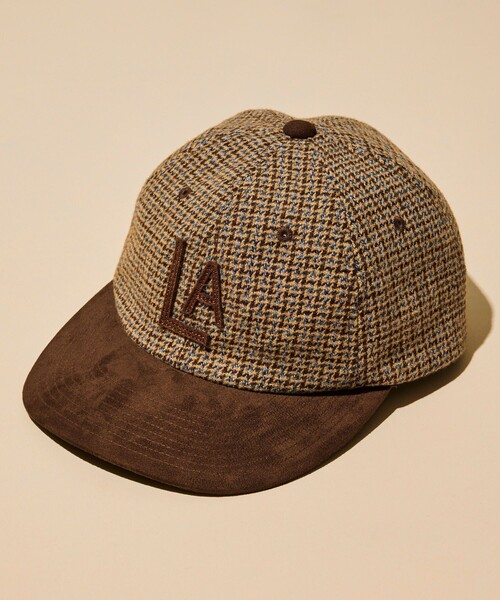 Cooperstown Ball Cap(クーパーズタウンボールキャップ)の「COOPERSTOWN BALL CAP/クーパーズタウン ボールキャップ 別注 フェルトロゴ ウールキャップ/C.B.C by COOPERSTOWN BALL CAP(キャップ・メンズ・チャコールグレー/ネイビー/ブラウン系その他/ベージュ系その他/キャメル/チェック・ONE SIZE)」の3枚目の写真