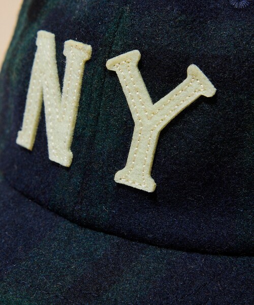 Cooperstown Ball Cap(クーパーズタウンボールキャップ)の「COOPERSTOWN BALL CAP/クーパーズタウン ボールキャップ 別注 フェルトロゴ ウールキャップ/C.B.C by COOPERSTOWN BALL CAP(キャップ・メンズ・チャコールグレー/ネイビー/ブラウン系その他/ベージュ系その他/キャメル/チェック・ONE SIZE)」の17枚目の写真