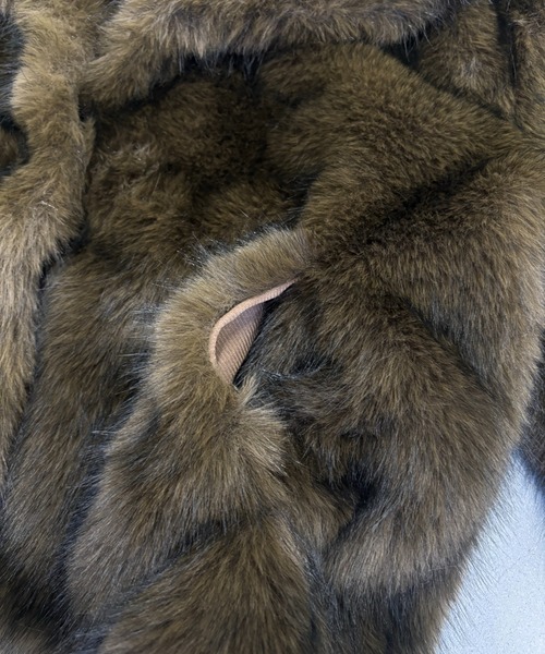 Rohwel(ローウェル)の「Volume Fur Zip Jacket / ボリュームファージップジャケット(その他アウター・レディース・ブラウン・FREE)」の21枚目の写真
