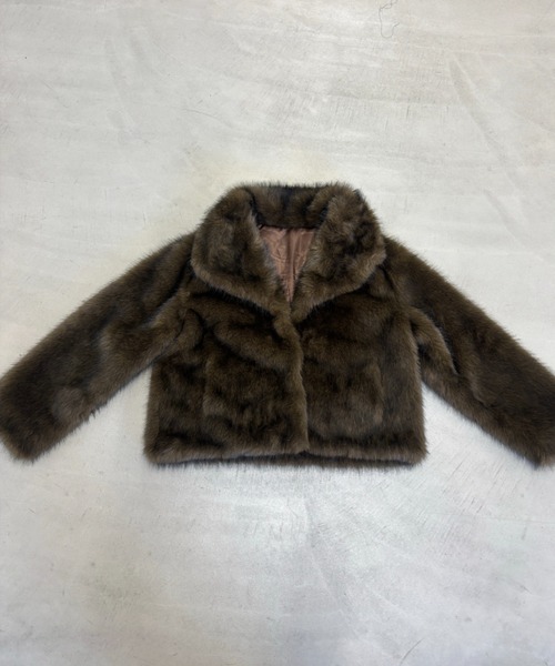Rohwel(ローウェル)の「Volume Fur Zip Jacket / ボリュームファージップジャケット(その他アウター・レディース・ブラウン・FREE)」の17枚目の写真