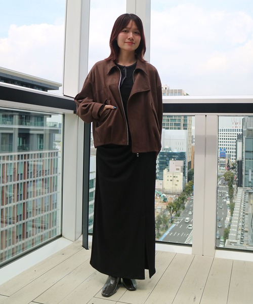 UNITED TOKYO(ユナイテッドトウキョウ)の「【新作】ドレープイージースカート|秋服/オフィスカジュアル/オケージョン/ウォッシャブル/ストレッチ/スタイルアップ/細見え(スカート・レディース・ブラック/ベージュ・2/1)」の3枚目の写真