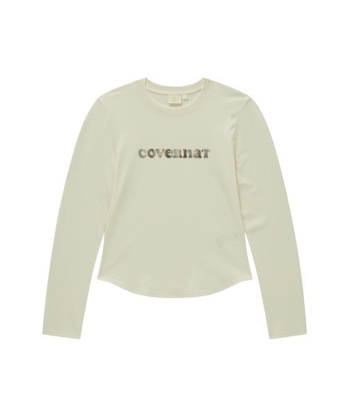COVERNAT(カバーナット)の「WOMEN COOPER LOGO LONG SLEEVE(Tシャツ/カットソー・レディース・パープル/アイボリー/チャコール・SMALL/MEDIUM)」の15枚目の写真