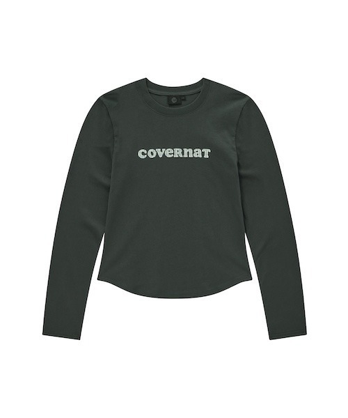 COVERNAT(カバーナット)の「WOMEN COOPER LOGO LONG SLEEVE(Tシャツ/カットソー・レディース・パープル/アイボリー/チャコール・SMALL/MEDIUM)」の21枚目の写真