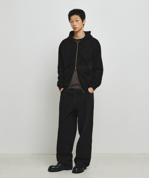 ENDOOR（エンドア）の「Scar ジップアップパーカー（ブラック）（パーカー・レディース・ブラック・LARGE/MEDIUM）」の6枚目の写真