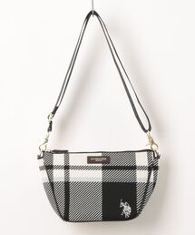 【U.S. POLO ASSN.】ユーエスポロアッスン ジャカードチェック ショルダーバッグ USPA-2742