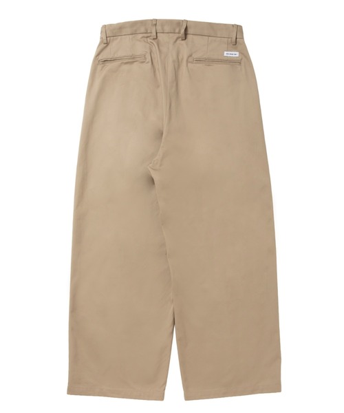 COOTIE PRODUCTIONS（クーティープロダクションズ）の「Cotton Twill 2 Tuck Trousers（チノパンツ・メンズ・ベージュ/ブラック・SMALL/MEDIUM/LARGE）」の7枚目の写真