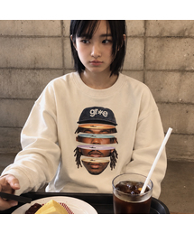 GRAVER ORDINARY（グレイバーオーディナリー）の「[ODNR UNISEX]FACE GRAE スウェット_Cream（スウェット）」