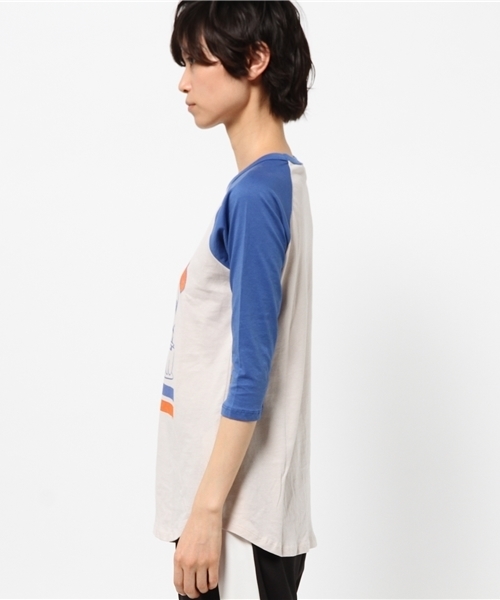 JUNK FOOD（ジャンクフード）の「I'M A CATCH　SNOOPY/スヌーピーTシャツ（Tシャツ/カットソー・レディース・グレー・MEDIUM/SMALL/LARGE/X-SMALL）」の3枚目の写真