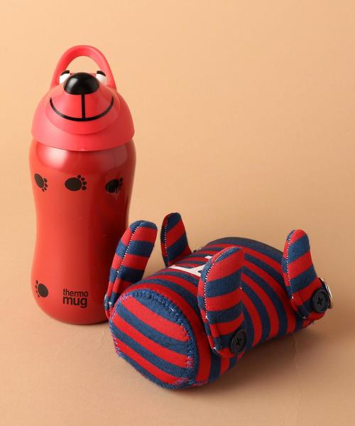 green label relaxing（グリーンレーベルリラクシング）の「thermo mug アニマルボトル/ボーダー（グラス/マグカップ/タンブラー・キッズ・ホワイト/ピンク/レッド・FREE）」の6枚目の写真