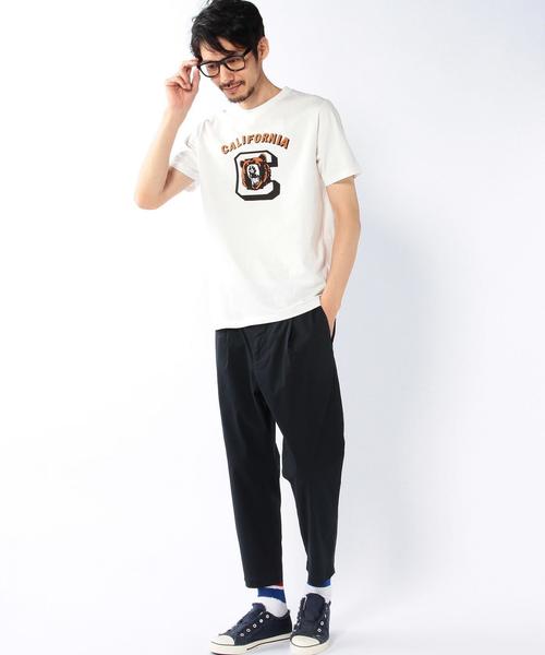 coen(コーエン)の「ツイルタッククロップドパンツ(その他パンツ・メンズ・ベージュ/ネイビー・SMALL/MEDIUM/LARGE/X-LARGE)」の6枚目の写真