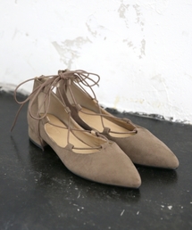 GLOBAL WORK | レースアップフラット2/729255(パンプス)