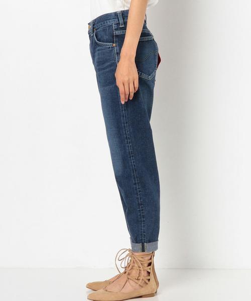 Lee(リー)の「LEEテーパードデニム(コバルト)/ Lee Tapered MID/U DNM◆(デニムパンツ・レディース・コバルトブルー・SMALL/MEDIUM)」の4枚目の写真