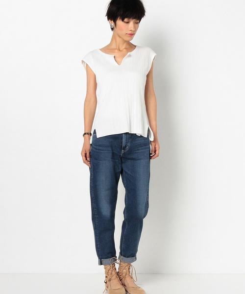 Lee(リー)の「LEEテーパードデニム(コバルト)/ Lee Tapered MID/U DNM◆(デニムパンツ・レディース・コバルトブルー・SMALL/MEDIUM)」の5枚目の写真