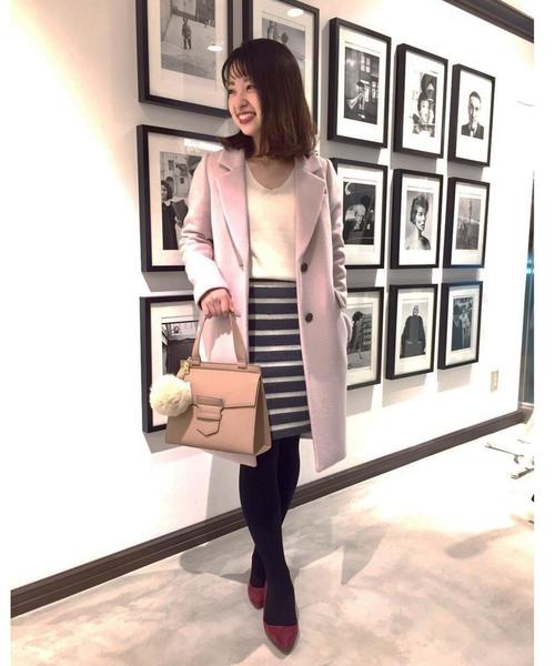 Jewel Changes（ジュエルチェンジズ）の「●JOC 16FW W チェスターコート（チェスターコート・レディース・ナチュラル/ブラウン/グレー・38/36）」の4枚目の写真