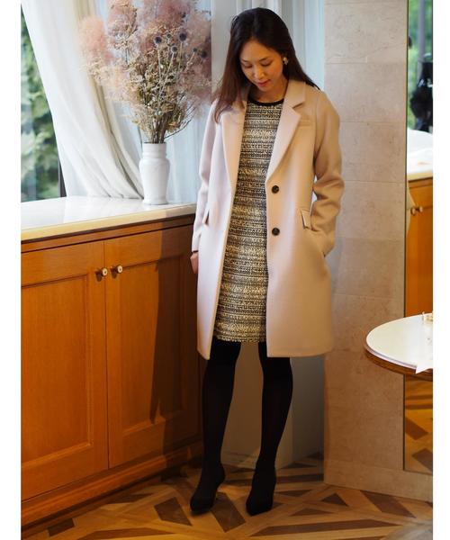 Jewel Changes（ジュエルチェンジズ）の「●JOC 16FW W チェスターコート（チェスターコート・レディース・ナチュラル/ブラウン/グレー・38/36）」の20枚目の写真