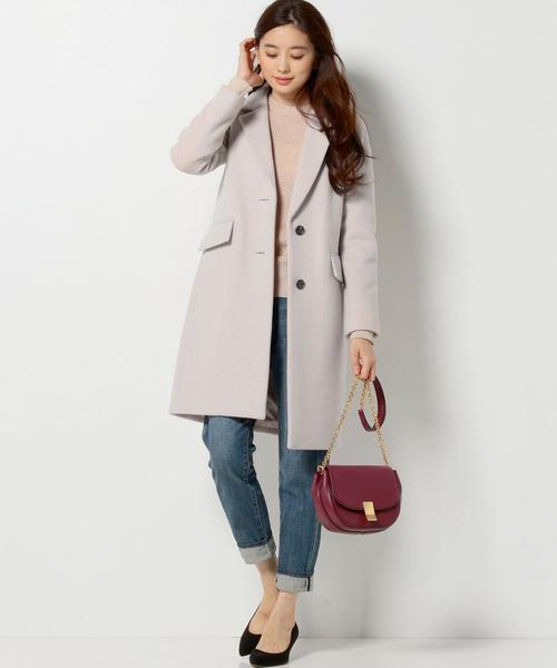 Jewel Changes（ジュエルチェンジズ）の「●JOC 16FW W チェスターコート（チェスターコート・レディース・ナチュラル/ブラウン/グレー・38/36）」の11枚目の写真