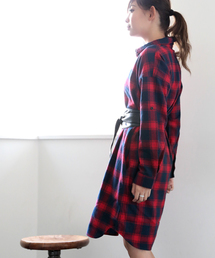 Denime | チェックシャツワンピース(シャツワンピース)