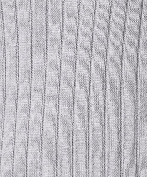 green label relaxing(グリーンレーベルリラクシング)の「KF HandWash FLC RIB H/Nカフス ニット◆(ニット/セーター・レディース・オフホワイト/ライトグレー/ブラウン/ネイビー・FREE)」の7枚目の写真