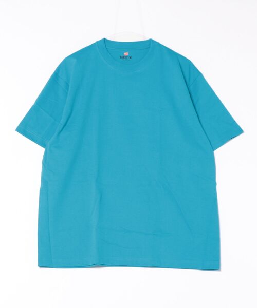 HANES(ヘインズ)の「【HANES/ヘインズ】【旅行・レジャーに】厚手で透けない BEEFY パックTシャツ H5180 ヘインズ ビーフィー Tシャツ 無地 ヘビーウェイト ユニセックス スミクロ・ネイビー登場(Tシャツ/カットソー・メンズ・ブラック/グレー/ネイビー/ホワイト/レッド/カーキ/ベージュ/ライトブルー/チャコールグレー/ライトピンク/グリーン/イエロー/ブルー/ダークパープル/ライトグリーン/ダークグリーン/ブルー系その他/ライトベージュ/ライトオレンジ系/スモークピンク/ダークブルー/ライトイエロー/スミクロ/ダークネイビー/インディゴブルー/ピンク/ダークブラウン・LARGE/X-LARGE/MEDIUM/SMALL/X-SMALL)」の17枚目の写真