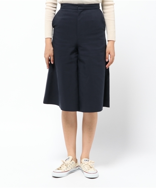 M/M ATTACHMENT（エムエムアタッチメント）の「【M/M ATTACHMENT】Co/Pe　平二重ガウチョパンツ（その他パンツ・レディース・ネイビー・1）」の3枚目の写真