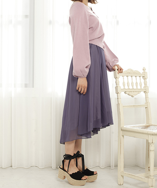 セール】2wayセット切替ワンピース（ワンピース）｜one after