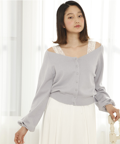 one after another NICE CLAUP（ワンアフターアナザーナイスクラップ）の「2wayセット切替ワンピース（ワンピース・レディース・アイボリー/サックスブルー/ラベンダー・FREE）」の14枚目の写真