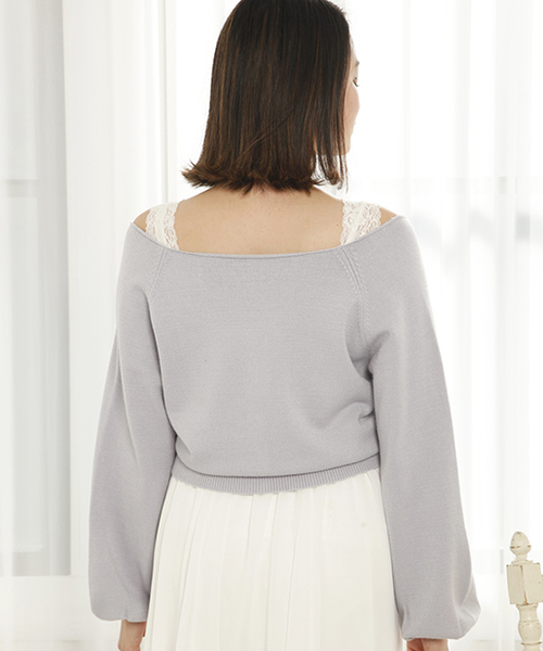 one after another NICE CLAUP（ワンアフターアナザーナイスクラップ）の「2wayセット切替ワンピース（ワンピース・レディース・アイボリー/サックスブルー/ラベンダー・FREE）」の17枚目の写真