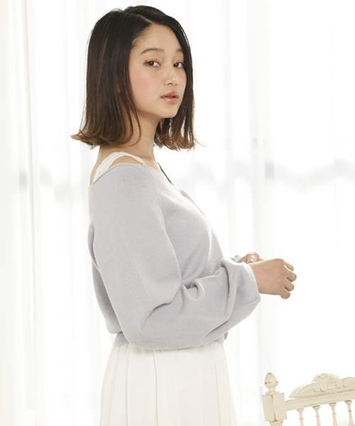 one after another NICE CLAUP（ワンアフターアナザーナイスクラップ）の「2wayセット切替ワンピース（ワンピース・レディース・アイボリー/サックスブルー/ラベンダー・FREE）」の18枚目の写真