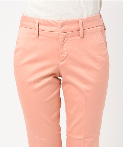 MARIEBELLE　JEAN（マリベルジーン）の「トラウザー テーパード カラーパンツ    BELLINI(ベリーニ)（スラックス・レディース・ペールイエロー/ピンクベージュ/サーモンピンク/エメラルド/オレンジ系その他/スカイブルー/グリーン・24inch/26inch/23inch/27inch/25inch）」の14枚目の写真