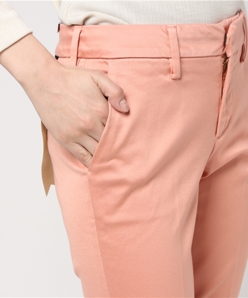 MARIEBELLE　JEAN（マリベルジーン）の「トラウザー テーパード カラーパンツ    BELLINI(ベリーニ)（スラックス・レディース・ペールイエロー/ピンクベージュ/サーモンピンク/エメラルド/オレンジ系その他/スカイブルー/グリーン・24inch/26inch/23inch/27inch/25inch）」の16枚目の写真