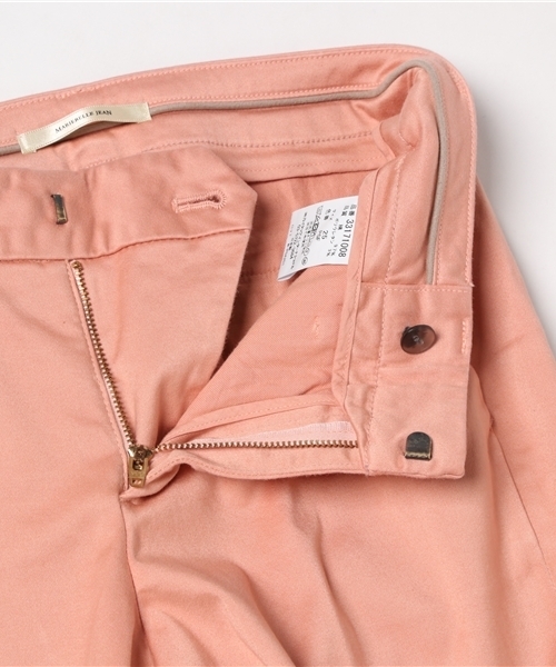 MARIEBELLE　JEAN（マリベルジーン）の「トラウザー テーパード カラーパンツ    BELLINI(ベリーニ)（スラックス・レディース・ペールイエロー/ピンクベージュ/サーモンピンク/エメラルド/オレンジ系その他/スカイブルー/グリーン・24inch/26inch/23inch/27inch/25inch）」の9枚目の写真