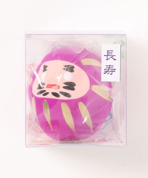 カヤ（カヤ）の「【カヤ】白河だるま / 豆福だるま（フィギュア・レディース・ブラック/レッド/ホワイト/グリーン/イエロー/オレンジ/パープル/ブルー/パープル系・FREE）」の7枚目の写真