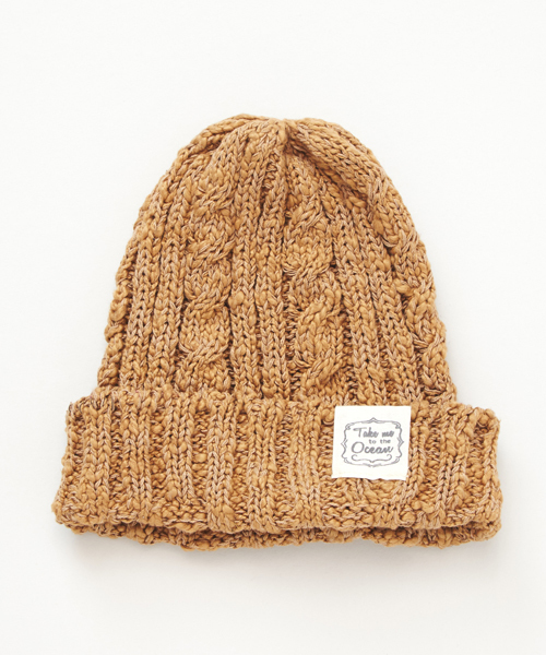 Kahiko(カヒコ)の「【Kahiko】オーシャンビーチキャップ ビーニー(ニットキャップ/ビーニー・レディース・ブラック/ホワイト/キャメル/グレー/ネイビー・FREE)」の11枚目の写真