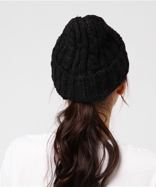 Kahiko(カヒコ)の「【Kahiko】オーシャンビーチキャップ ビーニー(ニットキャップ/ビーニー・レディース・ブラック/ホワイト/キャメル/グレー/ネイビー・FREE)」の14枚目の写真