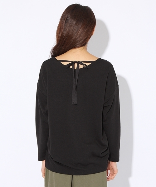 niko and...（ニコアンド）の「マルチファンクションVプルオーバー（Tシャツ/カットソー・レディース・ブラック/ネイビー/パープル/キャメル/クリーム/オフホワイト・LARGE/MEDIUM）」の22枚目の写真