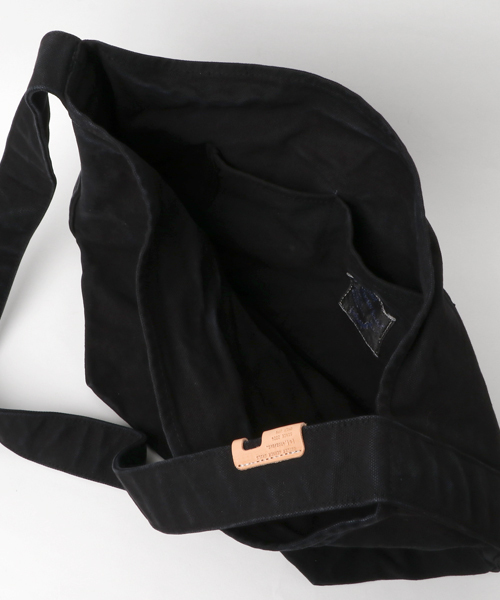 Butler Verner Sails(バトラーヴァーナーセイルス)の「Butler Verner Sails/反応染6号キャンバスアンティックトート/JA-2125/日本製(ショルダーバッグ・レディース・ブラック/グレイッシュブルー/キャメル・FREE)」の6枚目の写真