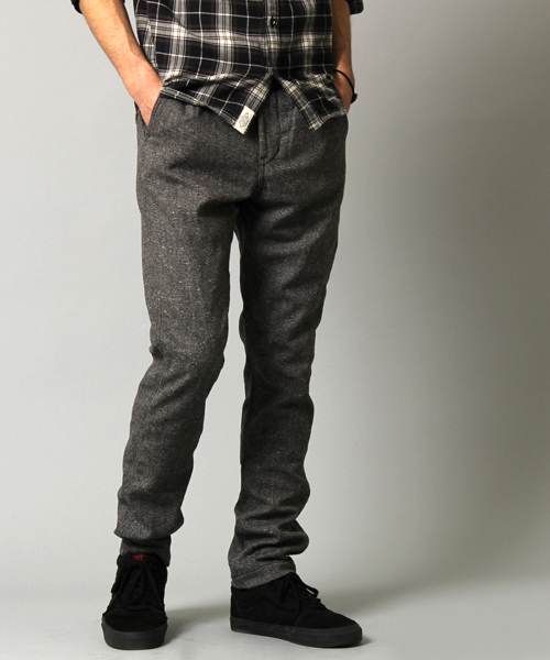 BEAMS（ビームス）の「□BEAMS / HOMESPUN SLACKS（スラックス・メンズ・ブラック/ブラウン/ネイビー・SMALL/MEDIUM/LARGE）」の2枚目の写真