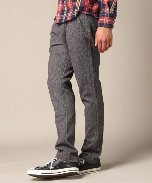 BEAMS（ビームス）の「□BEAMS / HOMESPUN SLACKS（スラックス・メンズ・ブラック/ブラウン/ネイビー・SMALL/MEDIUM/LARGE）」の4枚目の写真