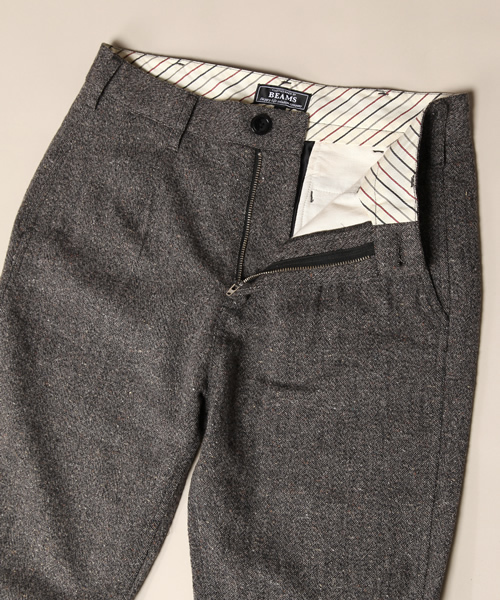 BEAMS（ビームス）の「□BEAMS / HOMESPUN SLACKS（スラックス・メンズ・ブラック/ブラウン/ネイビー・SMALL/MEDIUM/LARGE）」の6枚目の写真