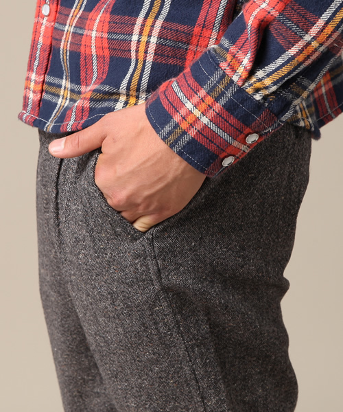 BEAMS（ビームス）の「□BEAMS / HOMESPUN SLACKS（スラックス・メンズ・ブラック/ブラウン/ネイビー・SMALL/MEDIUM/LARGE）」の9枚目の写真