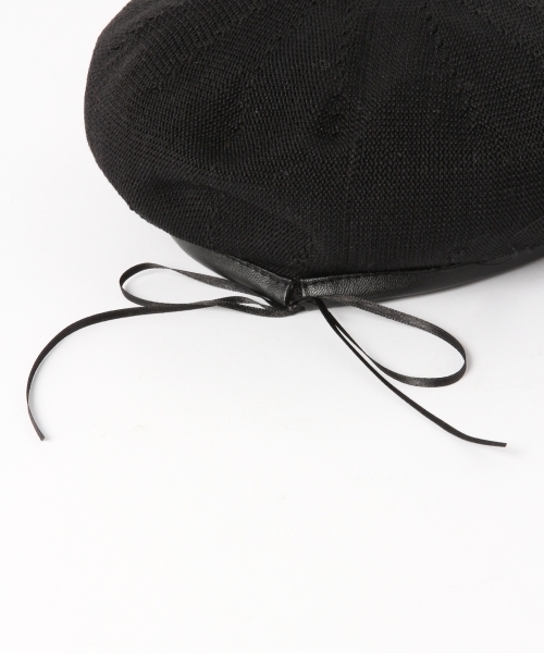 LOWRYS FARM（ローリーズファーム）の「サーモベレー　779636 （ハンチング/ベレー帽・レディース・ブラック/ベージュ/レッド・FREE）」の8枚目の写真