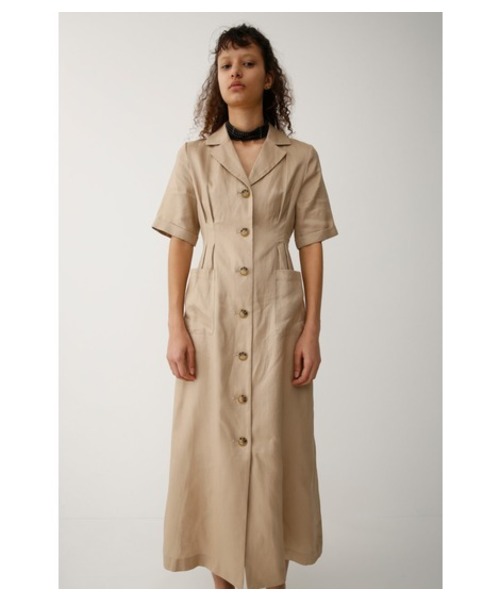 MOUSSY（マウジー）の「TUCK WAIST DRESS（ワンピース）」 - WEAR