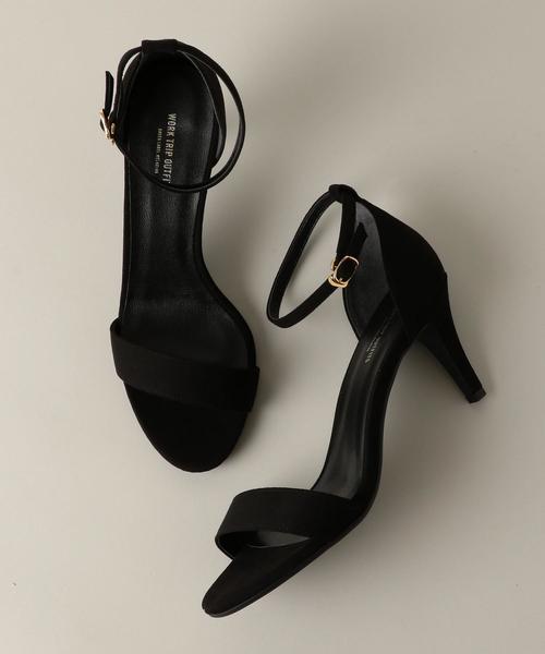 green label relaxing(グリーンレーベルリラクシング)の「【WORK TRIP OUTFITS】D ストラップ サンダル (7cmヒール)(サンダル・レディース・ダークブラウン/ブラック/ライトピンク・23.5cm/22.5cm/24cm/24.5cm/23cm)」の5枚目の写真