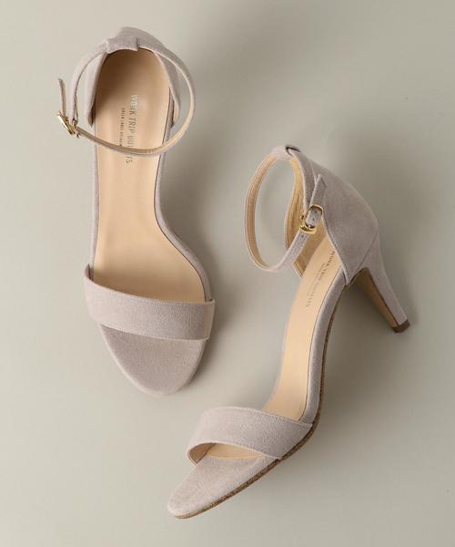 green label relaxing(グリーンレーベルリラクシング)の「【WORK TRIP OUTFITS】D ストラップ サンダル (7cmヒール)(サンダル・レディース・ダークブラウン/ブラック/ライトピンク・23.5cm/22.5cm/24cm/24.5cm/23cm)」の3枚目の写真