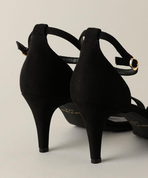 green label relaxing(グリーンレーベルリラクシング)の「【WORK TRIP OUTFITS】D ストラップ サンダル (7cmヒール)(サンダル・レディース・ダークブラウン/ブラック/ライトピンク・23.5cm/22.5cm/24cm/24.5cm/23cm)」の10枚目の写真